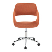 Lumi Source Margarite contemporary office task chair with swivel seat and adjustable height, featuring a modern ergonomic design.