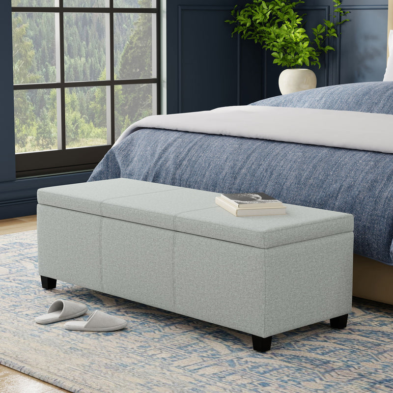Avalon - Multifunctional Storage Ottoman Bench - R&R Furniture Gallery (Fountain Valley, CA)