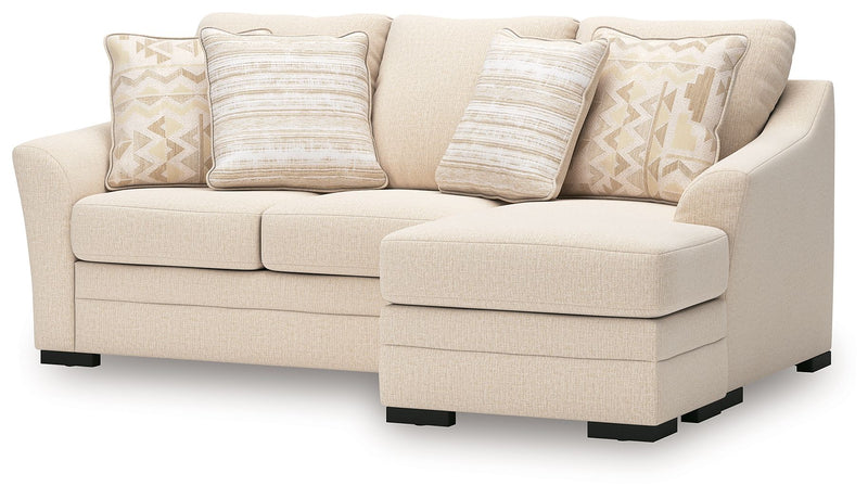 Lango - Queen Sofa Chaise Sleeper - Jute - R&R Furniture Gallery (Fountain Valley, CA)