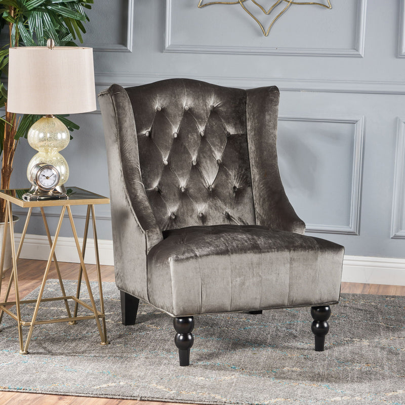 Toddman - Hi - Back Club Chair With Elegant Design - R&R Furniture Gallery (Fountain Valley, CA)