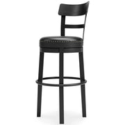 Valebeck - Tall Upholstered Swivel Barstool - R&R Furniture Gallery (Fountain Valley, CA)