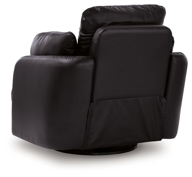 Modmax II - Swivel Glider Recliner - Black - R&R Furniture Gallery (Fountain Valley, CA)