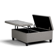 Harrison - Upholstered Coffee Table Storage Ottoman - R&R Furniture Gallery (Fountain Valley, CA)