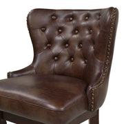 Holmes - Tufted High Back 360 Swivel Counter Height Barstool - R&R Furniture Gallery (Fountain Valley, CA)