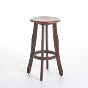 Primrose - Outdoor Acacia Wood Barstools With Foot Rest, (Set of 2) - Dark Brown - R&R Furniture Gallery (Fountain Valley, CA)