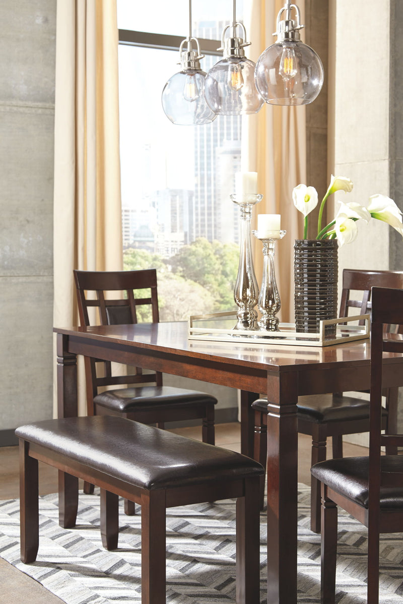 Bennox - Dining Room Table Set (Set of 6) - Brown - R&R Furniture Gallery (Fountain Valley, CA)