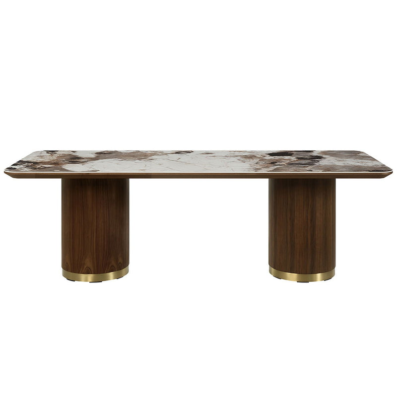 Willene - Dining Table With Ceramic Top - R&R Furniture Gallery (Fountain Valley, CA)