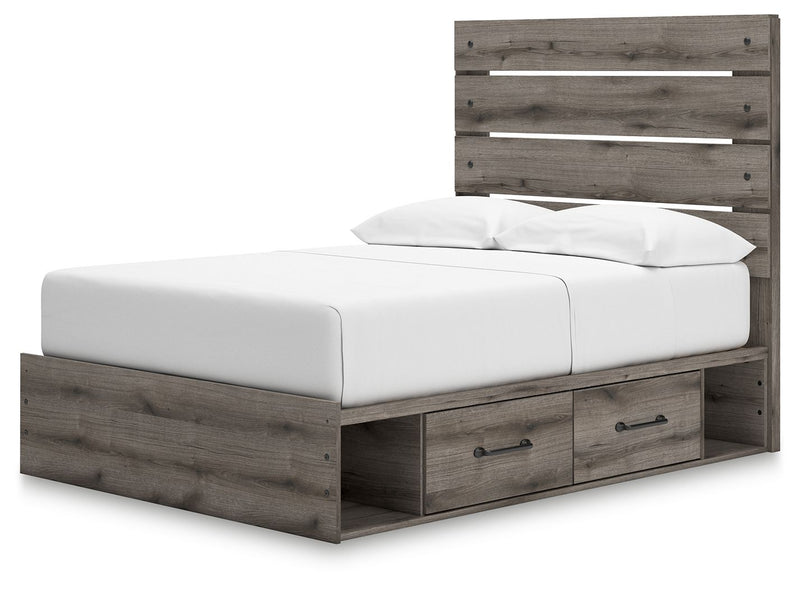 Graystorm - Panel Bed With Storage - R&R Furniture Gallery (Fountain Valley, CA)