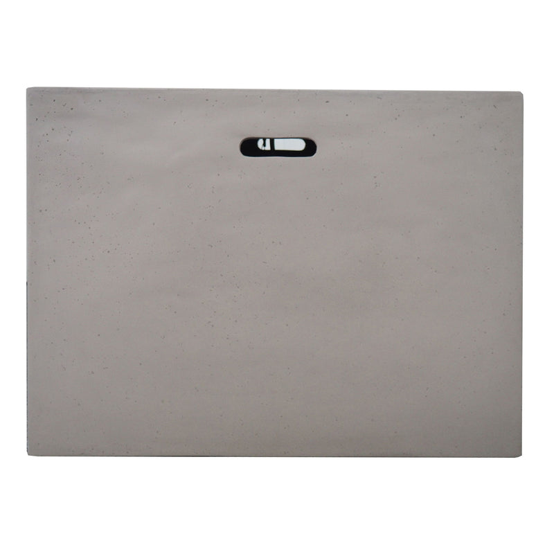 Outdoor Patio Square Gas Burning Concrete Fire Pit 40, 000 Btu