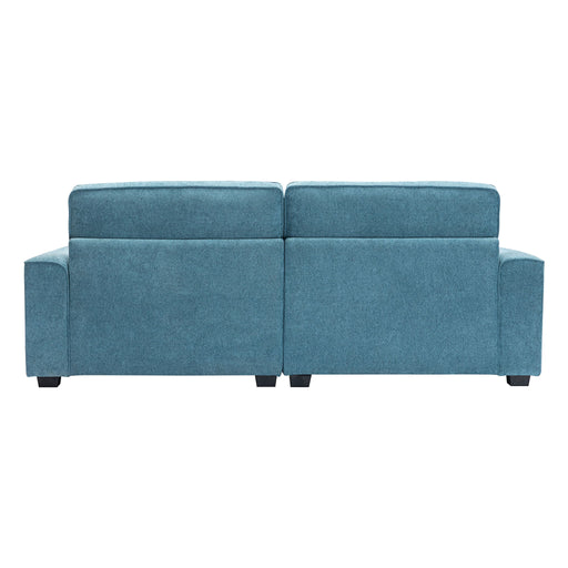 Modern Fabric Sofa With Cushions, Sleek Arm Design - R&R Furniture Gallery (Fountain Valley, CA)
