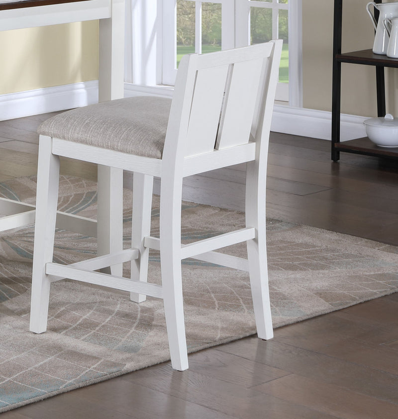 Graham - 20" Upholstered Seat Counter Height Chair (Set of 2) - R&R Furniture Gallery (Fountain Valley, CA)