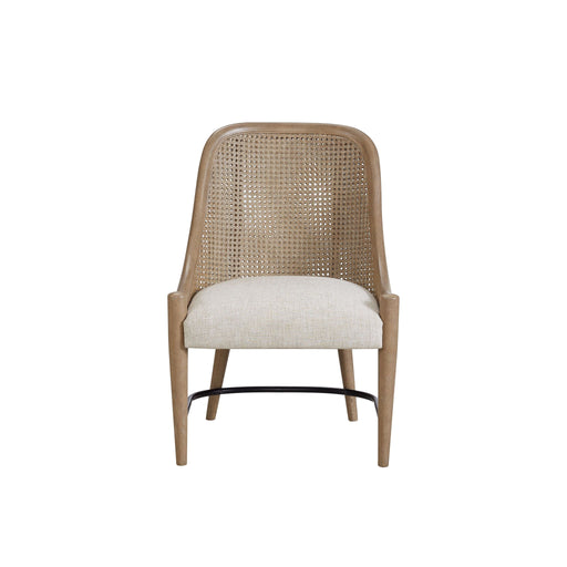 Cane Backed Host Chair Colored (Set of 2) - Sand - R&R Furniture Gallery (Fountain Valley, CA)