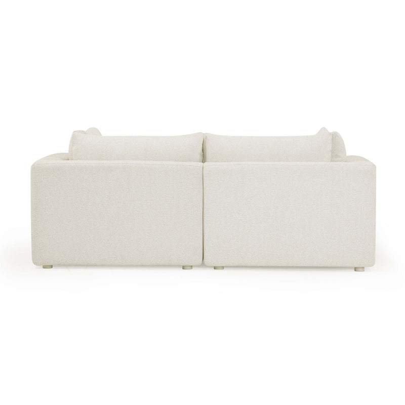 Hangover - Outdoor Modular Loveseat - Cream - R&R Furniture Gallery (Fountain Valley, CA)