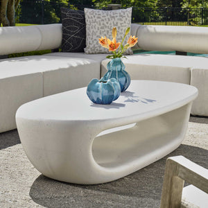 Leyton - Outdoor Coffee Table - White