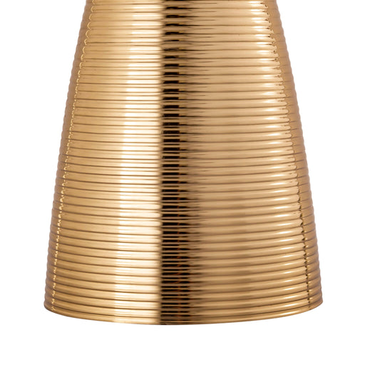 Celeste - Ribbed Side Table - Beige - R&R Furniture Gallery (Fountain Valley, CA)