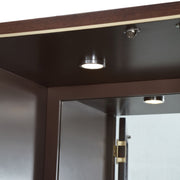 Houston - Display Cabinet - Walnut - R&R Furniture Gallery (Fountain Valley, CA)
