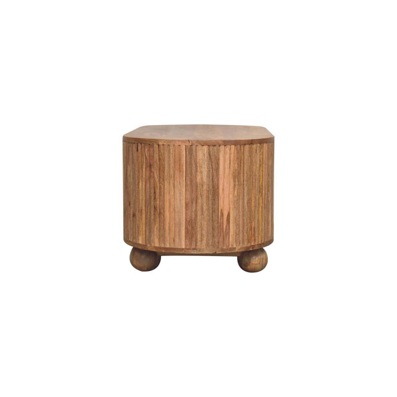 Soba - Ball Open Coffee Table - Oak - R&R Furniture Gallery (Fountain Valley, CA)