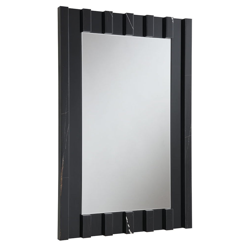 Drisana - Accent Mirror - Black Mirrored - R&R Furniture Gallery (Fountain Valley, CA)