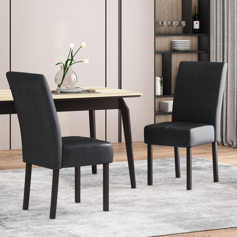 Pertica - Dining Upholstered Armless Chairs (Set of 2) - R&R Furniture Gallery (Fountain Valley, CA)