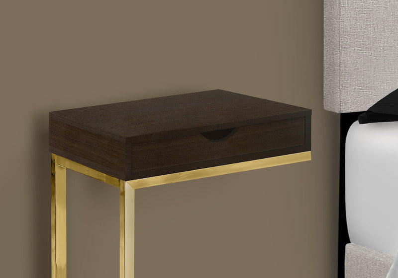 Accent Table, C - Shaped Contemporary & Modern Elegant Design - R&R Furniture Gallery (Fountain Valley, CA)