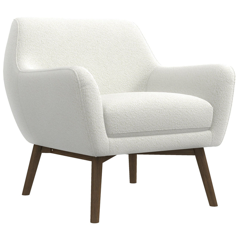 Panom - Lounge Chair - Brown / White - R&R Furniture Gallery (Fountain Valley, CA)