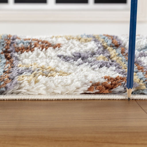 Loft Shag - 7'10" X 9'10" Shaggy Area Rug - Multi, Polypropylene - R&R Furniture Gallery (Fountain Valley, CA)