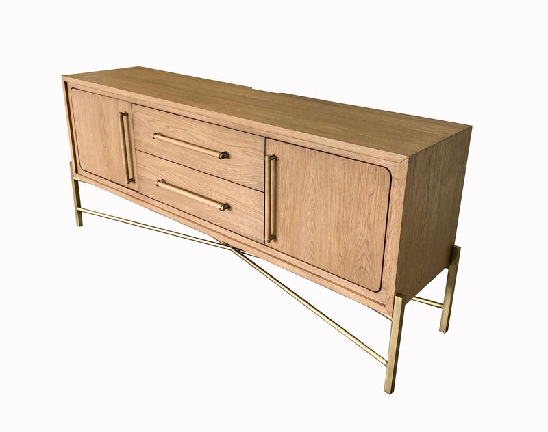 Base Sideboard - Light Brown - R&R Furniture Gallery (Fountain Valley, CA)