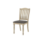 Dining Chair, Upholstered, Side, Transitional (Set of 2) - Gray - R&R Furniture Gallery (Fountain Valley, CA)