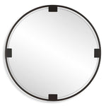 Cornelia - Black Round Mirror