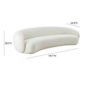 Kendall - Velvet 120" Sofa - R&R Furniture Gallery (Fountain Valley, CA)