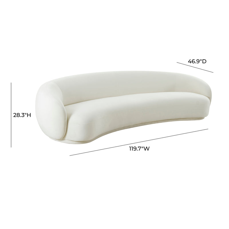 Kendall - Velvet 120" Sofa - R&R Furniture Gallery (Fountain Valley, CA)