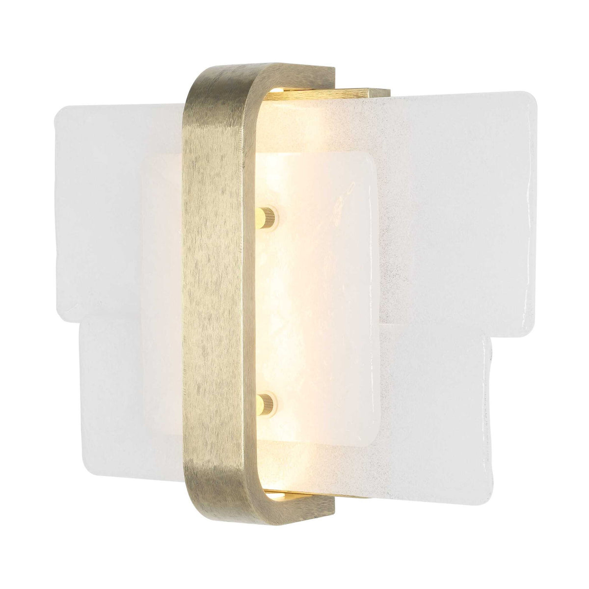 On The Ice - 1 Light Sconce - Brass