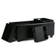 Avalon - Upholstered Storage Ottoman - R&R Furniture Gallery (Fountain Valley, CA)