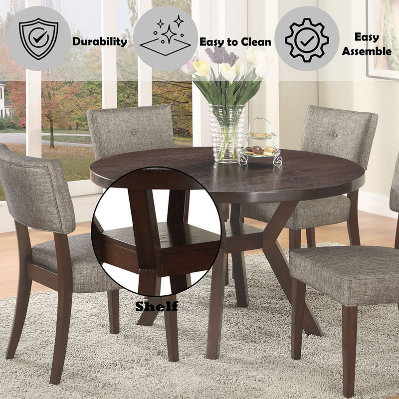 Drake - Dining Table - Espresso - R&R Furniture Gallery (Fountain Valley, CA)