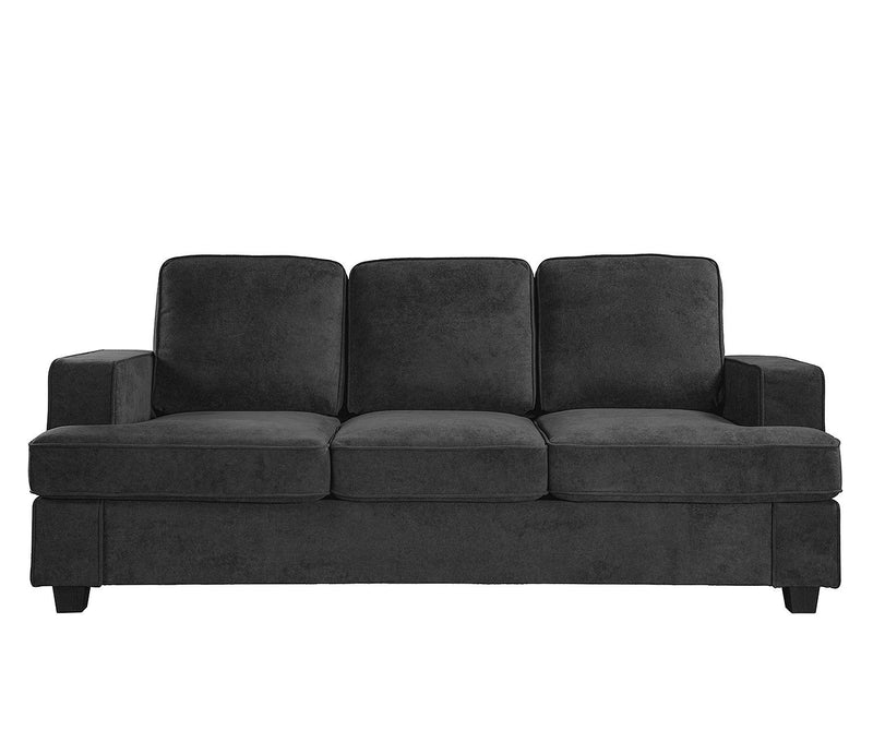 Modern Sofa, Comfortable 3 Seater Couch With Deep Seating, Loose Back Cushions, Wide Arms - R&R Furniture Gallery (Fountain Valley, CA)