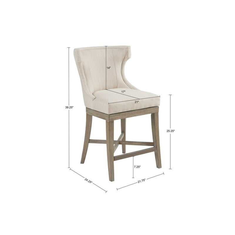 Carson - Counter Stool With Swivel Seat - R&R Furniture Gallery (Fountain Valley, CA)