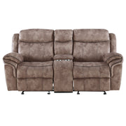Zubaida - Loveseat w/USB Dock & Console (Glider & Motion) - R&R Furniture Gallery (Fountain Valley, CA)