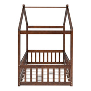 Bed House Bed Frame With Fence - R&R Furniture Gallery (Fountain Valley, CA)