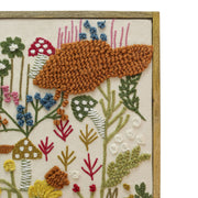 TOV Furniture Muro "Forage" embroidered wall art, textured fabric wall decor with detailed embroidery on a neutral background.