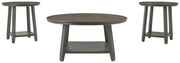 Caitbrook - Occasional Table Set (Set of 3) - Gray - R&R Furniture Gallery (Fountain Valley, CA)