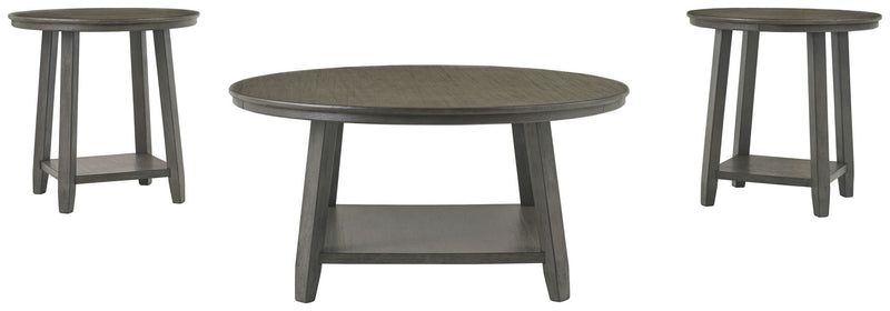 Caitbrook - Occasional Table Set (Set of 3) - Gray - R&R Furniture Gallery (Fountain Valley, CA)