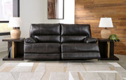 Mountainous - 2 Seat Power Reclining Sofa With Adj Headrest - Eclipse - R&R Furniture Gallery (Fountain Valley, CA)