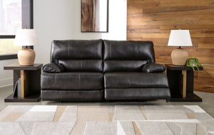 Mountainous - 2 Seat Power Reclining Sofa With Adj Headrest - Eclipse - R&R Furniture Gallery (Fountain Valley, CA)