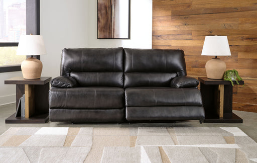 Mountainous - 2 Seat Power Reclining Sofa With Adj Headrest - Eclipse - R&R Furniture Gallery (Fountain Valley, CA)