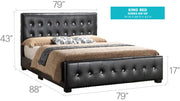 Stylish Transitional Bed - R&R Furniture Gallery (Fountain Valley, CA)