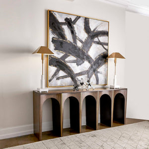 Coliseum - Console Table - Woodtone