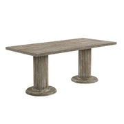 Gabrian - 31" Dining Table - Reclaimed Gray - R&R Furniture Gallery (Fountain Valley, CA)
