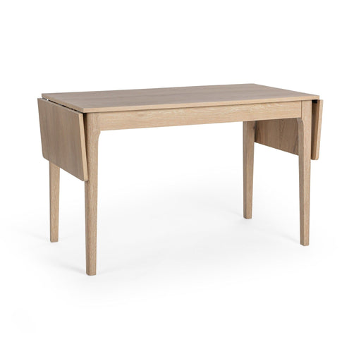 Classic Home Karl extendable coastal drift writing desk with sleek wood finish and adjustable length for versatile workspace.
