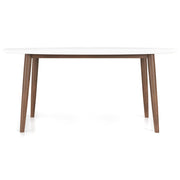 Ada - Mid-Century Modern Style Oval Dining Table - R&R Furniture Gallery (Fountain Valley, CA)