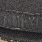 Round Pet Sofa, Wide Upholstered Pet Bed - Charcoal - R&R Furniture Gallery (Fountain Valley, CA)